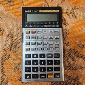 Casio fx-5000f Scientific Calculator Formula 128 Japan 1980s Vinage Tested